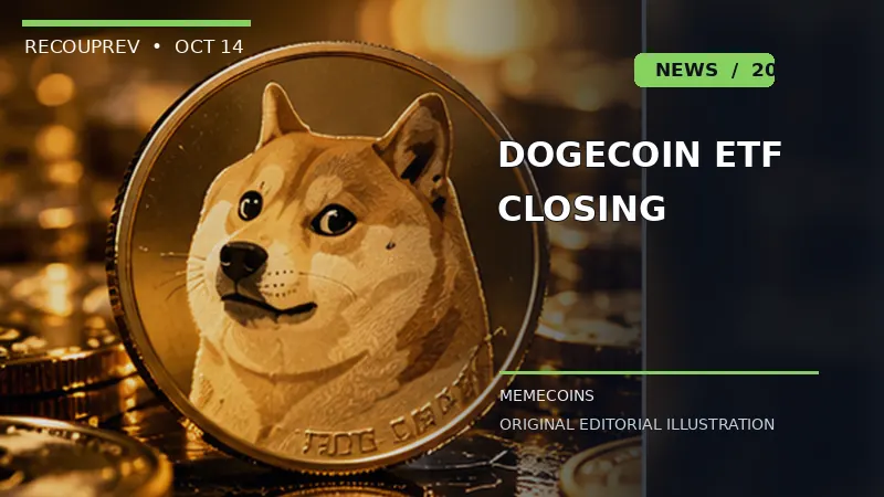 Conceptual memecoin illustration of tokens and financial markets, not an actual event photograph.