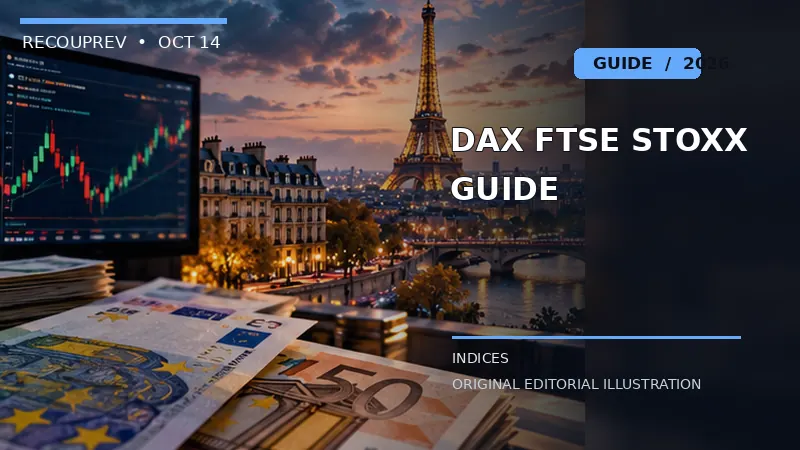 Conceptual index-market editorial photograph, not an actual chart or event documentary image.