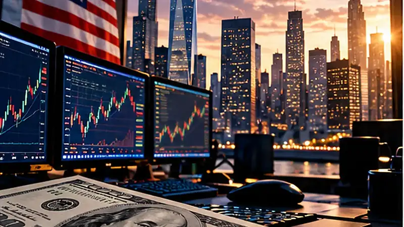 Original conceptual editorial illustration representing US Dollar Index Retreats Before CPI: Forex Outlook for October 14, 2026. The depicted screens and scenes do not show actual market data or an event photograph.